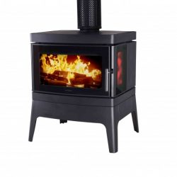 Clean Air Small Console Freestanding Wood Fireplace