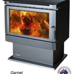 Eureka Garnet Freestanding Wood Fireplace