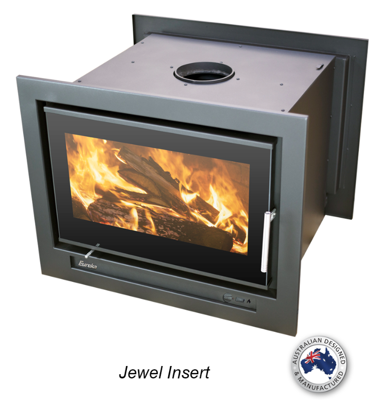Eureka Jewel Insert Double Sided Wood Fireplace Hawkesbury Heating