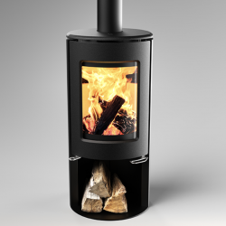 Nectre Form 2 Freestanding Wood Fireplace